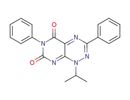 Pyrimido[5,4-e]-1,2,4-triazine-5,7(1H,6H)-dione,
1-(1-methylethyl)-3,6-diphenyl-
