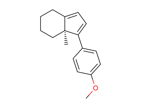 (S)-3-(4-Methoxy-phenyl)-3a-methyl-4,5,6,7-tetrahydro-3aH-indene
