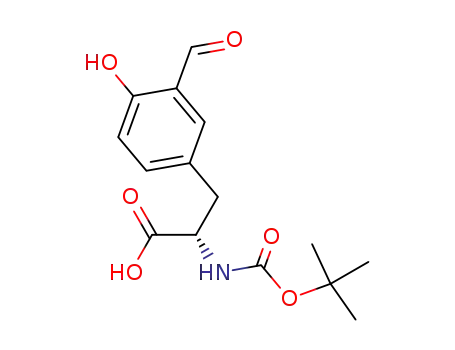 Molecular Structure of 186689-03-2 (L-Tyrosine, N-[(1,1-dimethylethoxy)carbonyl]-3-formyl-)