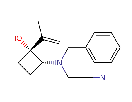 [Benzyl-((1R,2R)-2-hydroxy-2-isopropenyl-cyclobutyl)-amino]-acetonitrile