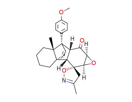 (2S,2'S,3R,4aS,4bS,8aS,9R,9aR)-9-(4-methoxyphenyl)-8a-methyl-4,4a,4b,5,6,7,8,8a,9,9a-decahydrospiro(1H-2,3-epoxy-4b,9-etheno-4H-fluorene-4,2'-4'-methyl-isoxazoline)-1-one