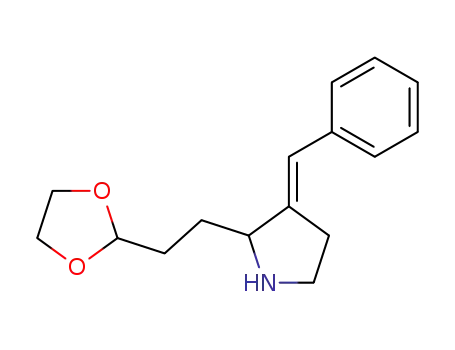 3-benzylidene-2-<3,3-(ethylenedioxy)propyl>pyrrolidine