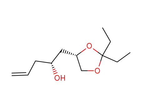(2R)-1-[(4S)-2,2-diethyl-[1,3]dioxolan-4-yl]-pent-4-en-2-ol