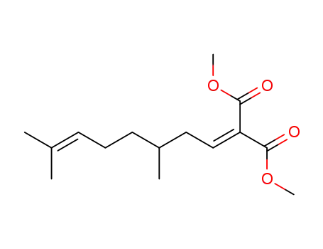 Propanedioic acid, (3,7-dimethyl-6-octenylidene)-, dimethyl ester