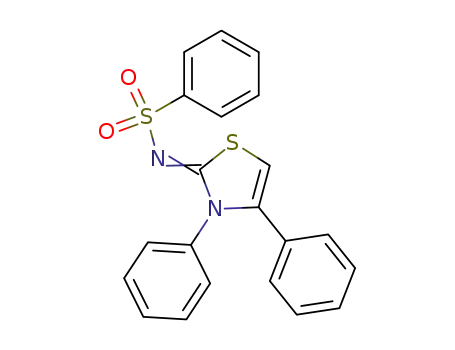 N-[3,4-Diphenyl-3H-thiazol-(2E)-ylidene]-benzenesulfonamide