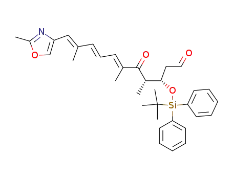 (3S,4S,6E,8E,10E)-3-((tert-Butyldiphenylsilyl)oxy)-4,6,10-trimethyl-11-(2'-methyloxazol-4'-yl)-1-oxo-6,8,10-undecatrien-5-one