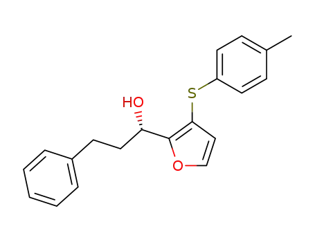 (1S)-3-phenyl-1-[3-(p-tolylsulfanyl)-2-furyl]propan-1-ol
