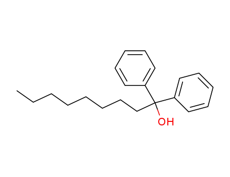 Molecular Structure of 16727-37-0 (1,1-Diphenylnonan-1-ol)