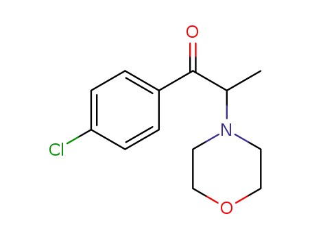Molecular Structure of 1152853-28-5 (2-morpholino-1-(4-(chloro)phenyl)propan-1-one)