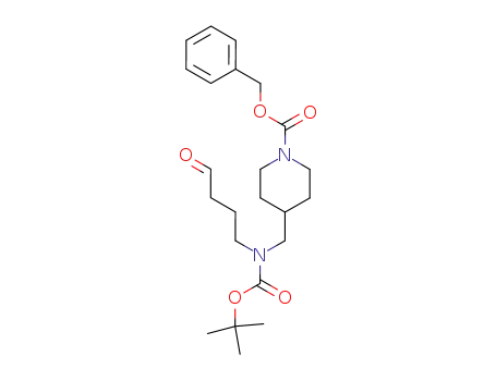 1-benzyloxycarbonyl-4-[N-tert-butoxylcarbonyl-N-(4-oxobutyl)amino]methylpiperidine
