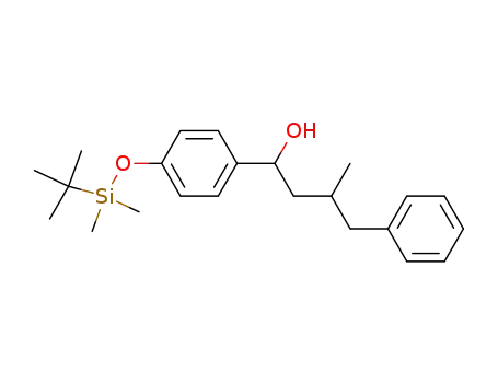 1-<4-<(tert-butyldimethylsilyl)oxy>phenyl>-3-methyl-4-phenylbutan-1-ol