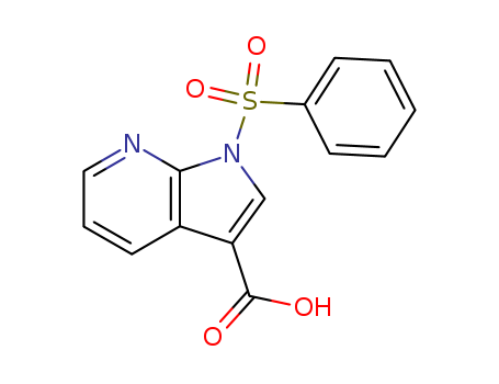 1H-Pyrrolo[2,3-b]pyridine-3-carboxylic acid, 1-(phenylsulfonyl)-