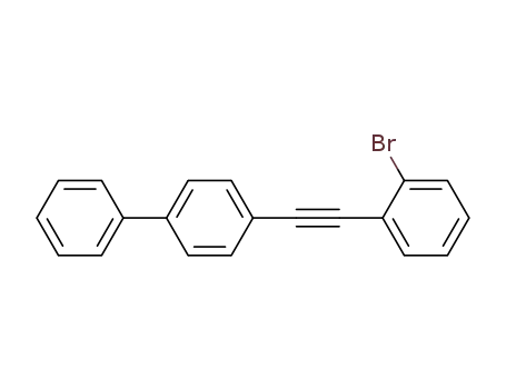 Molecular Structure of 383191-51-3 (4-((2-bromophenyl)ethynyl)-1,1'-biphenyl)
