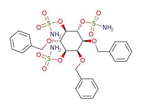 Sulfamic acid (1R,2R,3S,4R,5R,6S)-2,3,6-tris-benzyloxy-4,5-bis-sulfamoyloxy-cyclohexyl ester