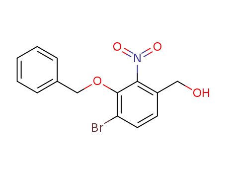 3-(benzyloxy)-4-bromo-2-nitrobenzyl alcohol