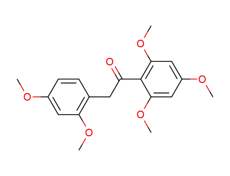 Molecular Structure of 521291-07-6 (Ethanone, 2-(2,4-dimethoxyphenyl)-1-(2,4,6-trimethoxyphenyl)-)