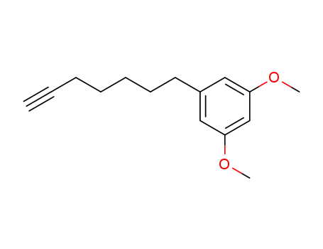 1,3-dimethoxy-5-(6'-heptynyl)benzene
