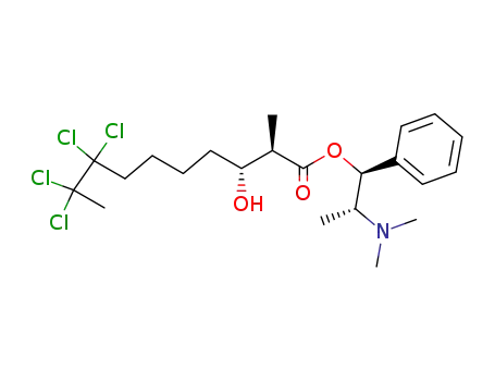 (2R,3R)-8,8,9,9-Tetrachloro-3-hydroxy-2-methyl-decanoic acid (1S,2R)-2-dimethylamino-1-phenyl-propyl ester