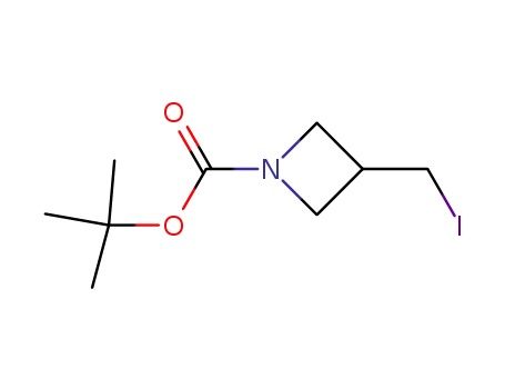 Molecular Structure of 253176-94-2 (TERT-BUTYL 3-(IODOMETHYL)AZETIDINE-1-CARBOXYLATE)