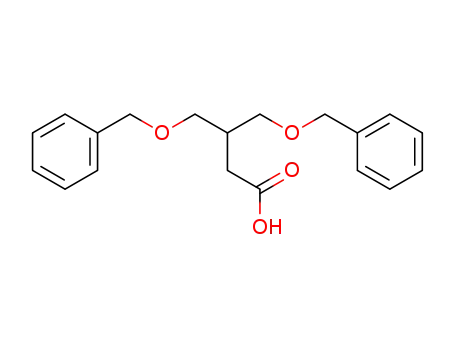 4-benzyloxy-3-benzyloxymethylbutanoic acid