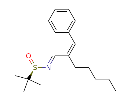 (R)-(-)-N-(2-pentyl-3-phenyl-allylidene)-2-methylpropanesulfinamide