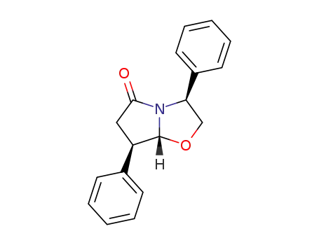 (3S,7R,7aR)-3,7-Diphenyl-tetrahydro-pyrrolo[2,1-b]oxazol-5-one