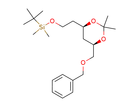 3,5-dideoxy-6-O-<(1,1-dimethylethyl)dimethylsilyl>-2,4-O-(1-methylethylidene)-1-O-(phenylmethyl)-D-erythro-hexitol