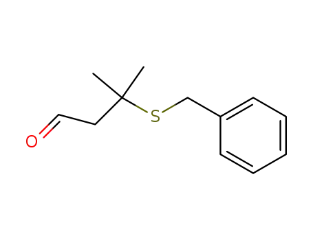 3-Methyl-3-[(phenylmethyl)thio]butanal