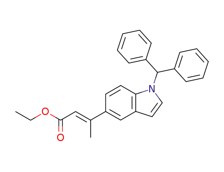 ethyl 3-<1-(diphenylmethyl)indol-5-yl>isocrotonate