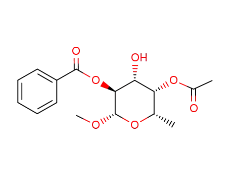 methyl 4-O-acetyl-2-O-benzoyl-6-deoxy-β-L-galactopyranoside