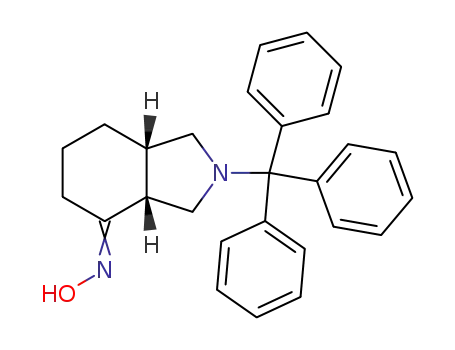 (3aR,7aS)-2-Trityl-octahydro-isoindol-4-one oxime