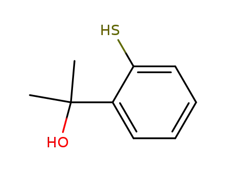 Molecular Structure of 62172-72-9 (2-(1-hydroxy-1-methylethyl)benzenethiol)
