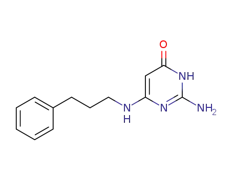 2-amino-6-(3-phenylpropyl)aminopyrimidin-4(3H)-one