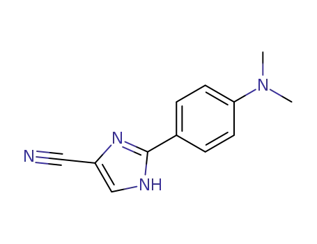 Molecular Structure of 279250-93-0 (2-(4-dimethylaminophenyl)-4-cyano-1H-imidazole)