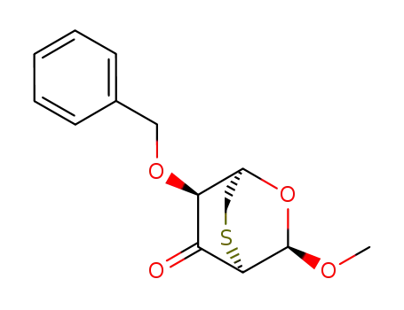 methyl 2,6-anhydro-4-O-benzyl-2-thio-α-L-arabino-hexopyranosid-3-ulose