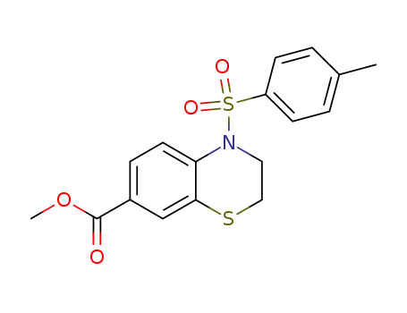 4-(Toluene-4-sulfonyl)-3,4-dihydro-2H-benzo[1,4]thiazine-7-carboxylic acid methyl ester