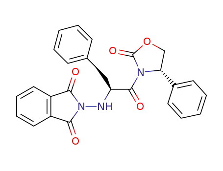 2-Oxazolidinone,
3-[(2S)-2-[(1,3-dihydro-1,3-dioxo-2H-isoindol-2-yl)amino]-1-oxo-3-phen
ylpropyl]-4-phenyl-, (4S)-