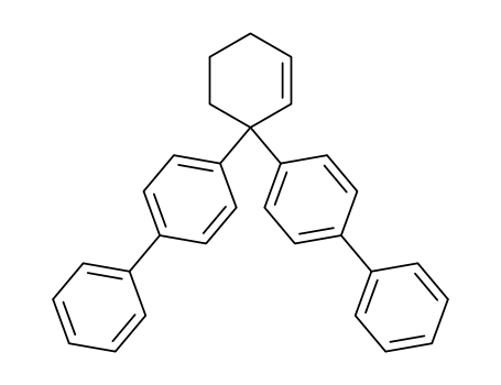 Molecular Structure of 98509-42-3 (3,3-dibiphenylylcyclohex-1-ene)