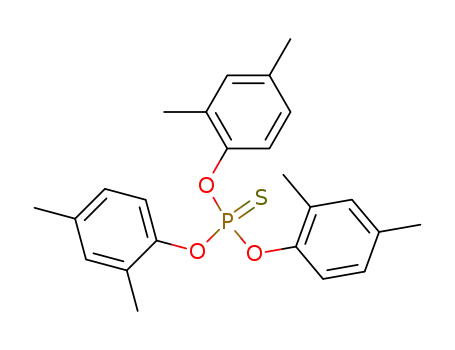 Molecular Structure of 102962-93-6 (Phenol, 2,4-dimethyl-, phosphorothioate (3:1))