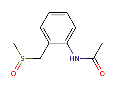 Acetamide, N-[2-[(methylsulfinyl)methyl]phenyl]-