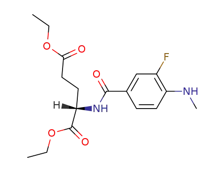 (S)-2-(3-Fluoro-4-methylamino-benzoylamino)-pentanedioic acid diethyl ester
