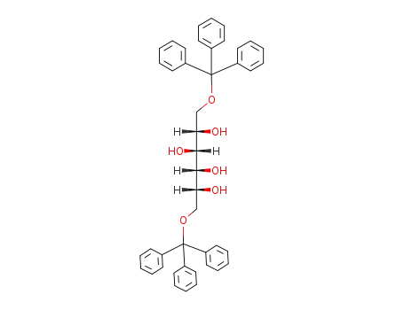 Molecular Structure of 29780-95-8 (1,6-di-O-trityl-D-glucitol)
