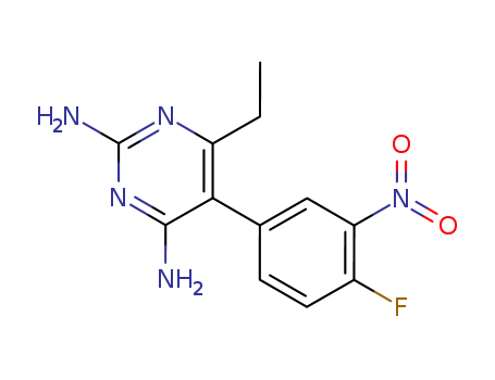 2,4-DIAMINO-5-(4-FLUORO-3-NITROPHENYL)-6-ETHYLPYRIMIDINE