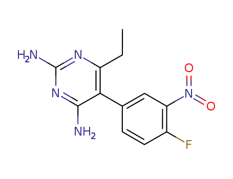 2,4-diamino-5-(4-fluoro-3-nitrophenyl)-6-ethylpyrimidine