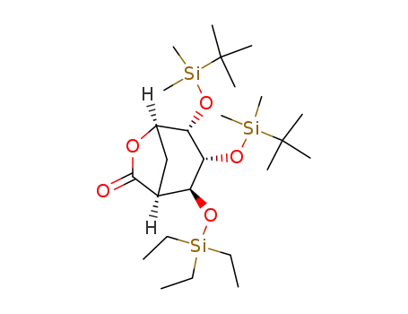 (1S,2S,3R,4S,5R)-3,4-bis-(tert-butyldimethylsilanyloxy)-2-(triethylsilanyloxy)-6-oxabicyclo[3.2.1]octan-7-one