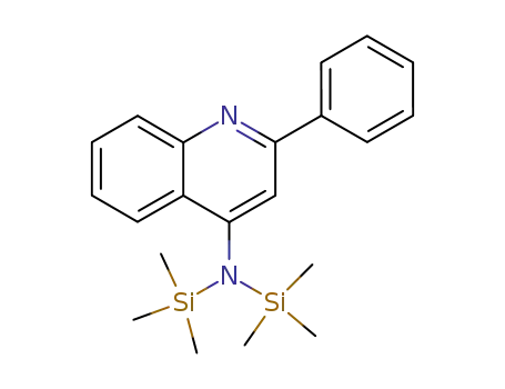 4-Quinolinamine, 2-phenyl-N,N-bis(trimethylsilyl)-