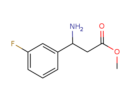 Benzenepropanoic acid, b-amino-3-fluoro-, methyl ester