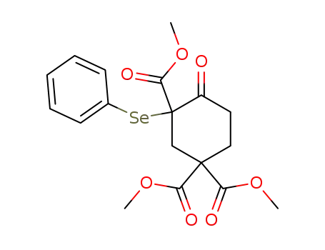 trimethyl 4-oxo-3-(phenylseleno)cyclohexane-1,1,3-tricarboxylate