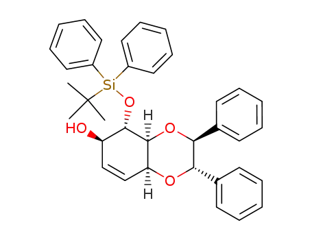 (1S,3S,4S,6S,7S,8R)-3,4-diphenyl-2,5-dioxa-7-tert-butyldiphenylsilyloxybicyclo[4,4,0]dec-9-en-8-ol