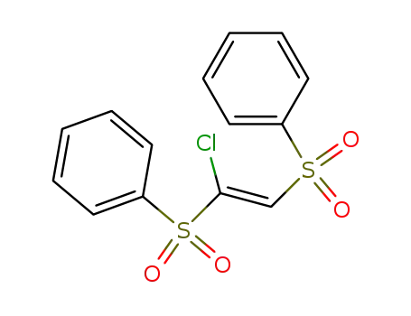 (Z)-1-chloro-1,2-bis(phenylsulphonyl)ethylene